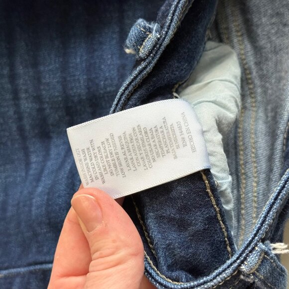 KanCan High Rise Ankle Skinny Button Fly Stretch Denim Blue Jeans Womens size 30 - Picture 6 of 12